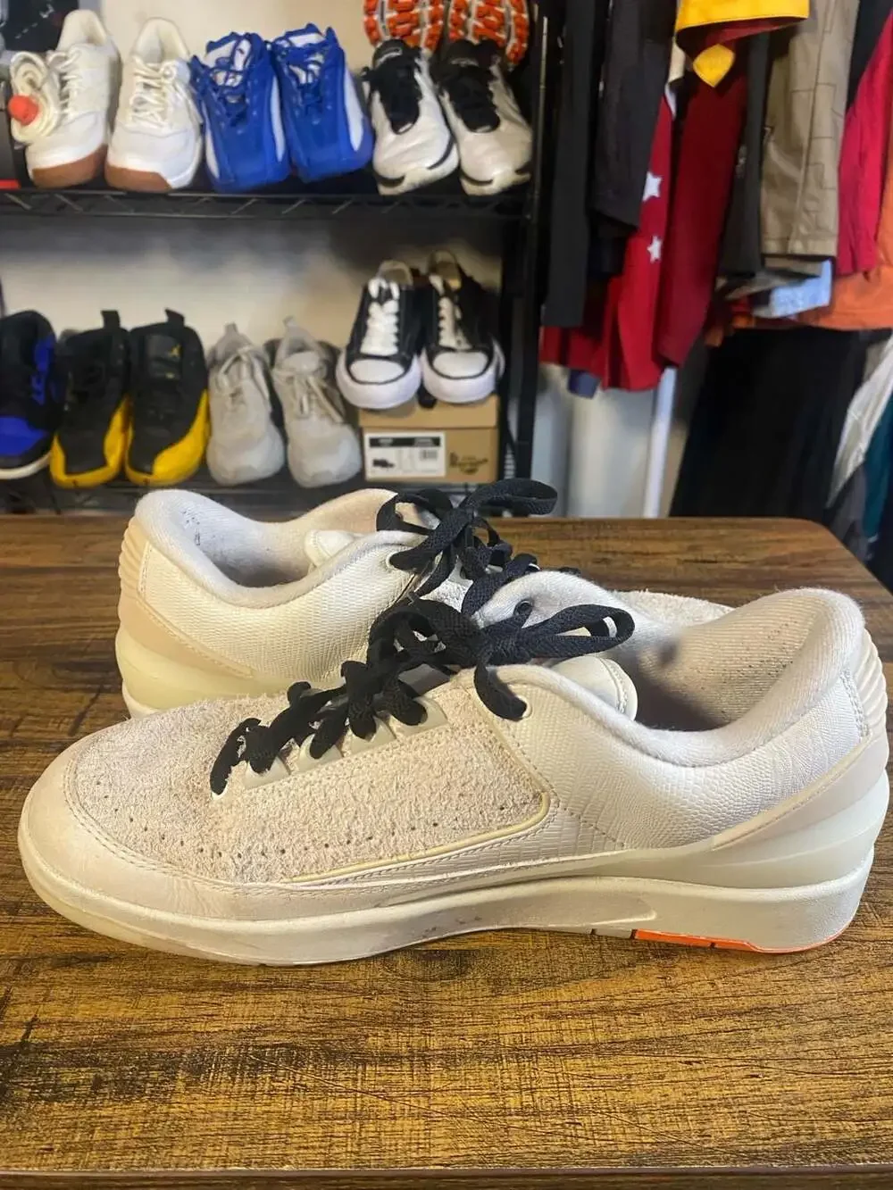 Shelflife x Air Jordan 2 Retro Low 'Sail/Orange'